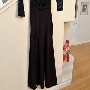 Express Long sleeve lace top jumpsuit